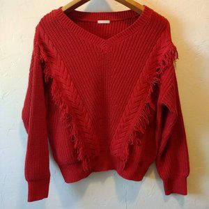 GU fringed sweater